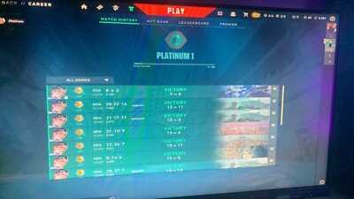 valorant eu account no skins level 21