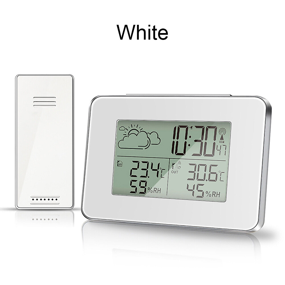 Clock Indoor Outdoor Digital Thermometer Hygrometer