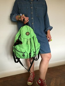 kipling backpack green