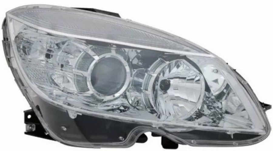 Phare avant droit Mercedes Classe C W204 2007 optique halogène type Marelli