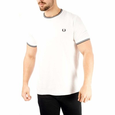 fred perry twin tipped t shirt black