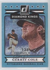 2015 Panini Donruss Diamond Kings Stat Line Season 134/138 Gerrit Cole #22 13qc