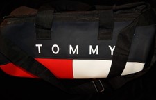 Designer Bag, TOMMY HILFIGER, Athletic Zip Up Gym Bag With Strap