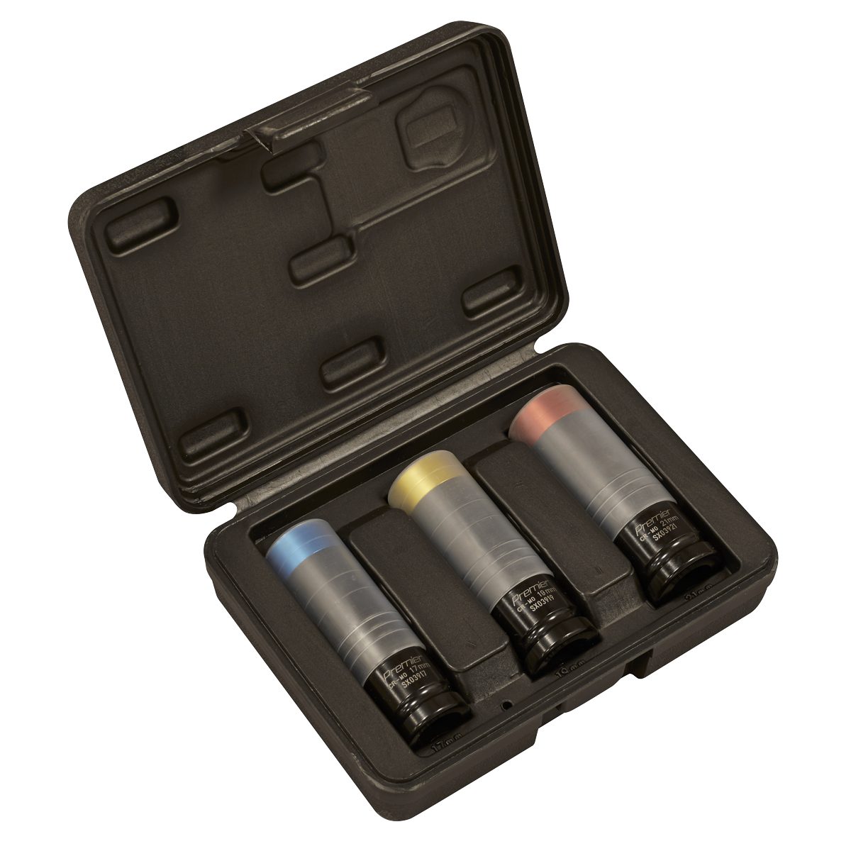 Premier Alloy Wheel Ultra-Power Impact Socket Set 1/2""Sq Drive 3pc SX039 - Image 6