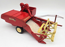 Vintage Cockshutt 442 Combine 1/16 Cast Iron Cherry Red !rare! Movable Parts