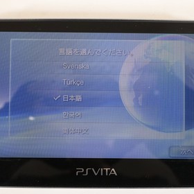 Sony PS Vita Console PCH-1000 ZA01 Crstal B lack Boxed Tested