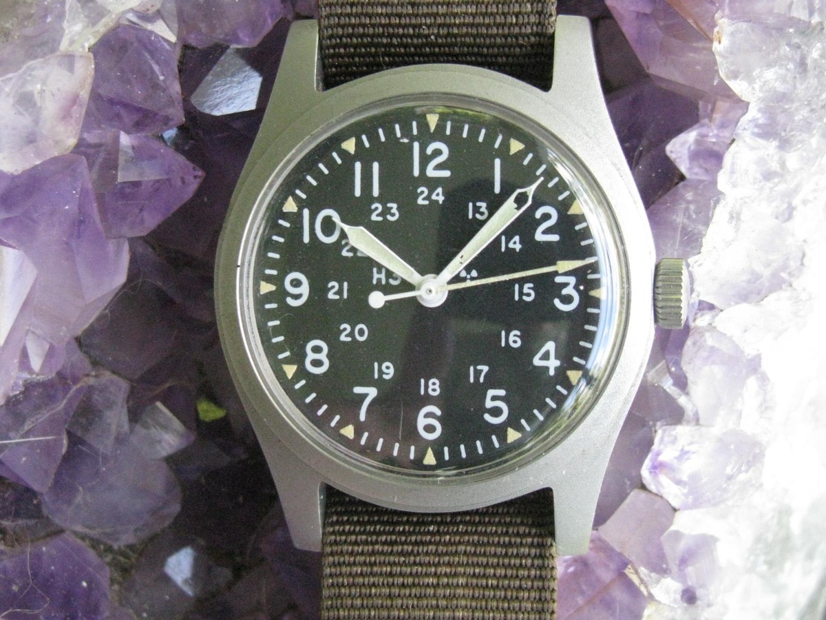Hamilton H3 US Military MIL-W-46374B Wrist Watch 1978, Post Vietnam War Era