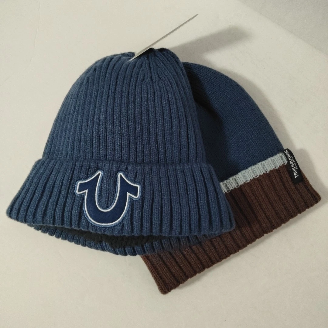 True Religion Blue Beanie Hats for Men for sale | eBay