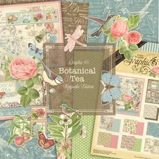 GRAPHIC 45 BOTANICAL TEA KEEPSAKE EDITION ~BUTTERFLY BIRD DRAGONGFLY SHIPS FREE