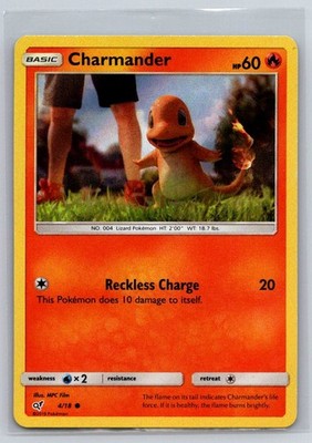 Charmander (Holo Common) Common Detective Pikachu 4/18 MP