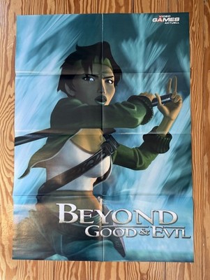 Beyond Good & Evil Ubisoft PlayStation 2 Very Rare Poster 80x57cm