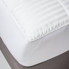 Queen Hotel Sateen Waterproof Mattress Pad - Threshold