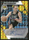 2022-23 Panini Mosaic Autographs Mosaic Gold Bojan Bogdanovic Auto /10