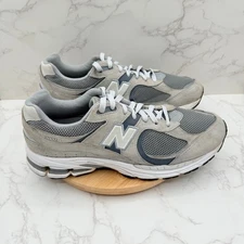New Balance 2002R Steel Orca Men's Size 9.5 Gray Suede Mesh Running Shoes