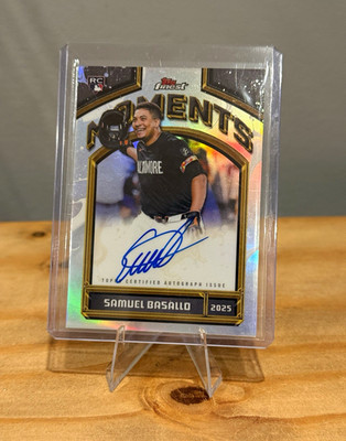 2026 Topps Finest Samuel Basallo RC Auto Finest Moments Refractor