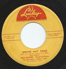 Ken Moore Lucky Fo - Spring May Come - Used Vinyl Record 7 - C8100z