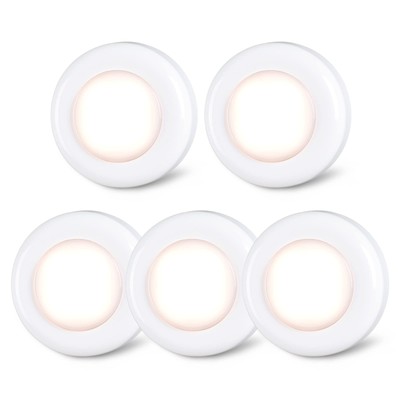 Star-spangled Push Tap Light, 2.8  Mini Night Touch Led Puck Lamp, Por