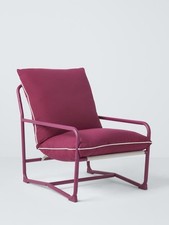 John Lewis Marcy Sling Shower-Resistant Patio Garden Chair - Fuchsia [Defects]