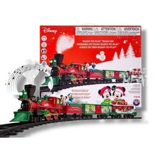 Disney Mickey Mouse Express Train Set Lionel w/ Bluetooth 712123 smoke effect