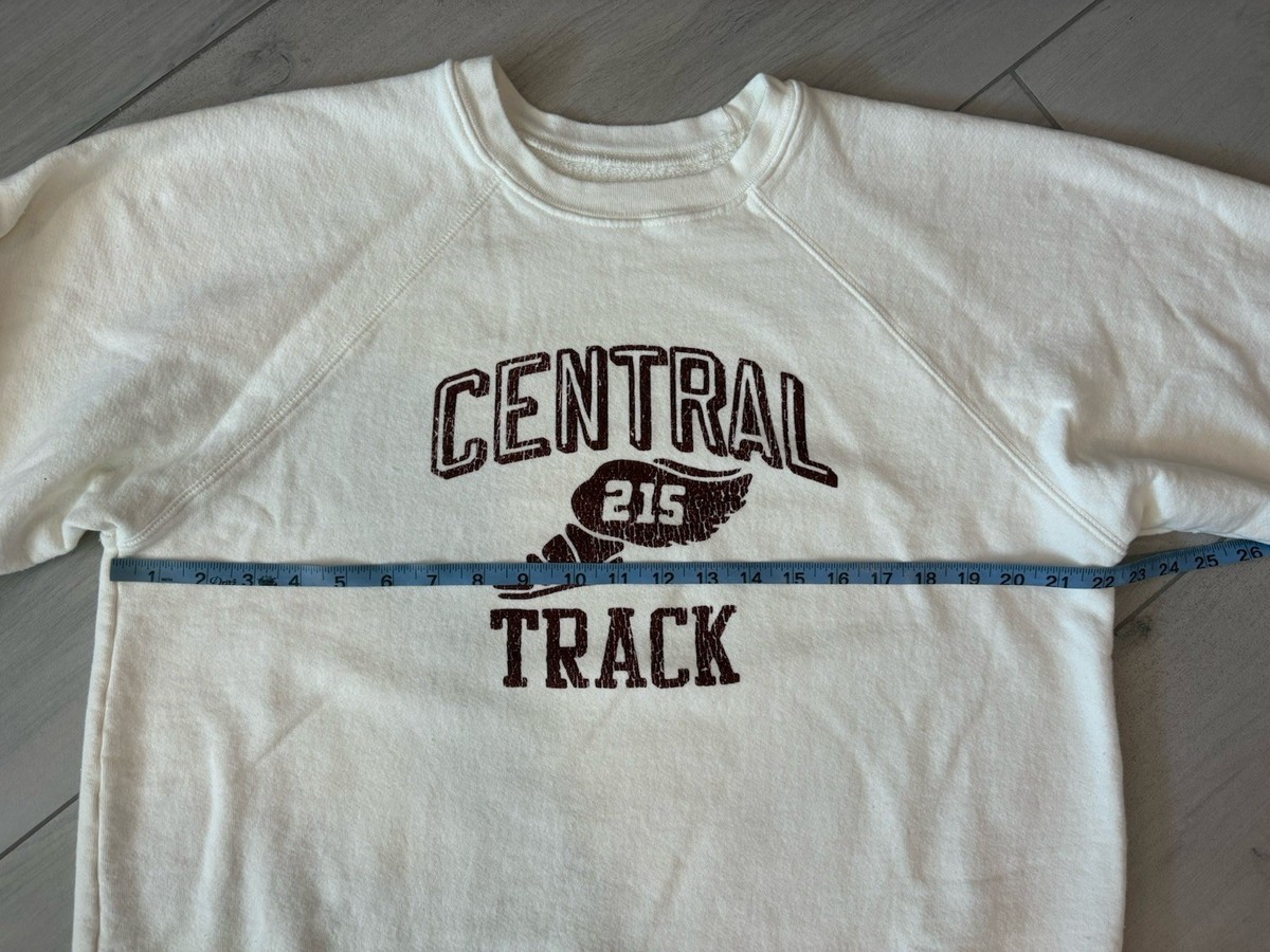 Free People Retro Brand Size XL “CENTRAL TRACK” Pullover Sweatshirt FLAWED View 3
