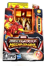 NEW Marvel Mech Strike Mechasaurs 4" IRON MAN Action Figure 2023 Hasbro NIB Toy