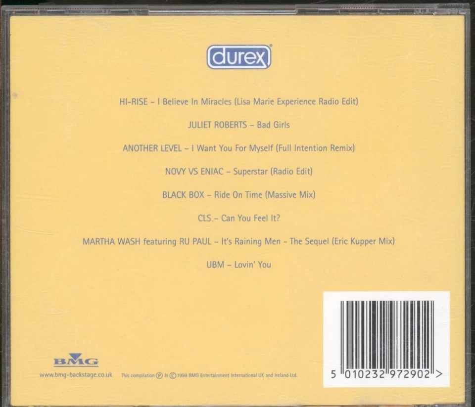 Verschiedene Künstler Get It On 2 - Disco House Hymnen CD UK Durex 1999 BMGSM38 - Bild 2 von 3