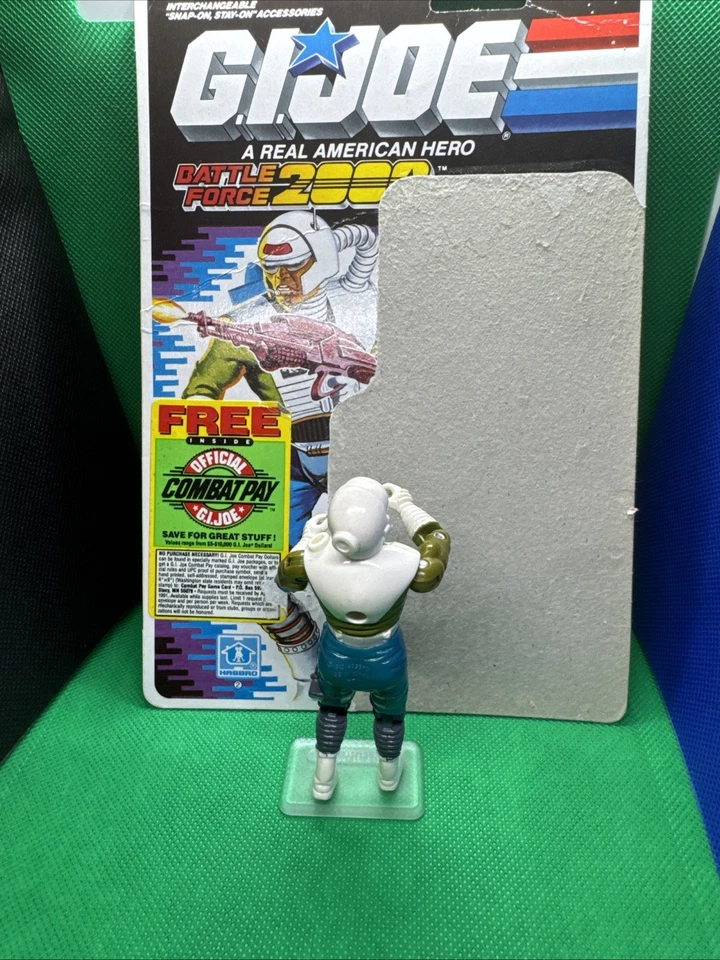 G.I. Figura de acción Joe Dee-Jay Battle Force 2000 Comm-Tech Trooper ARAH 1989 NC Foto 2 de 4