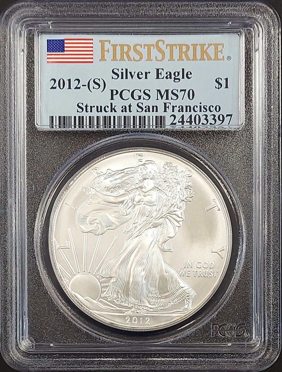 American Eagle MS 70 Graded 2012 Silver Bullion Coins for sale | eBay