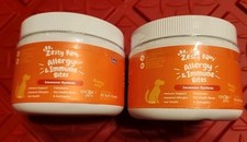 2x Zesty Paws Allergy and Immune Bites for Dog Lamb Flavor - 50ct 100 total 