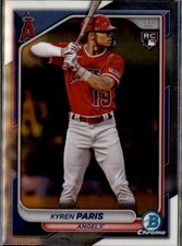 2024 Bowman Chrome #64 Kyren Paris Near Mint