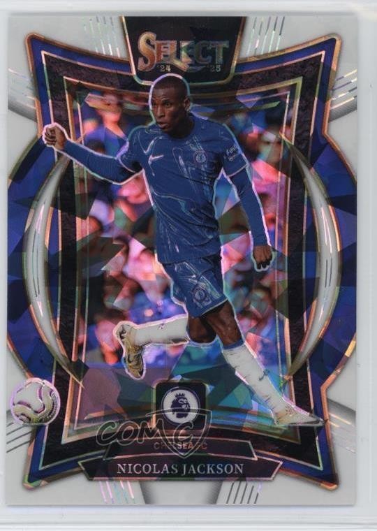 2024 Select Premier League Terrace White Ice Prizm /85 Nicolas Jackson #84 0bo9