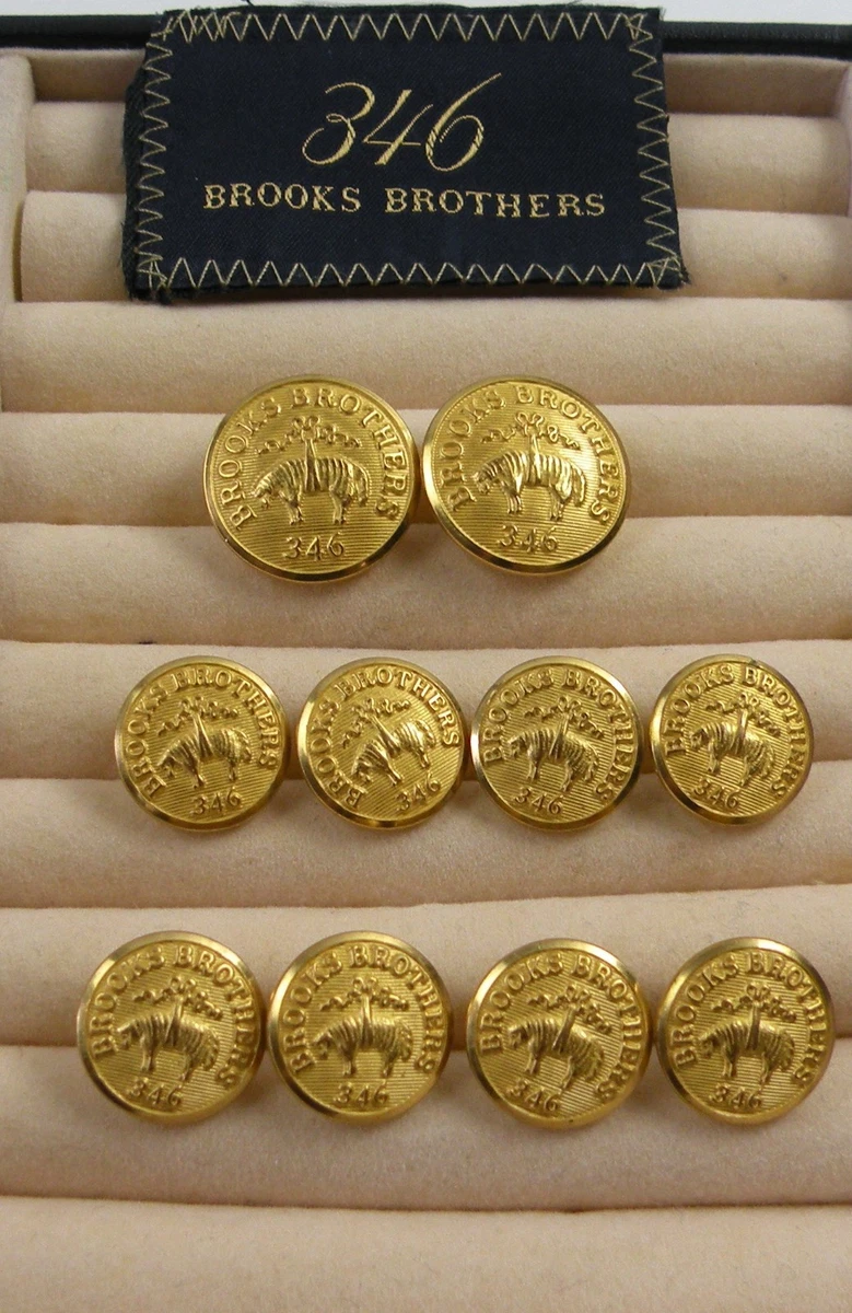 Brooks Brothers Gold Sewing Buttons for sale | eBay