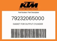 KTM Genuine Gasket For Output Cylinder - 79232065000