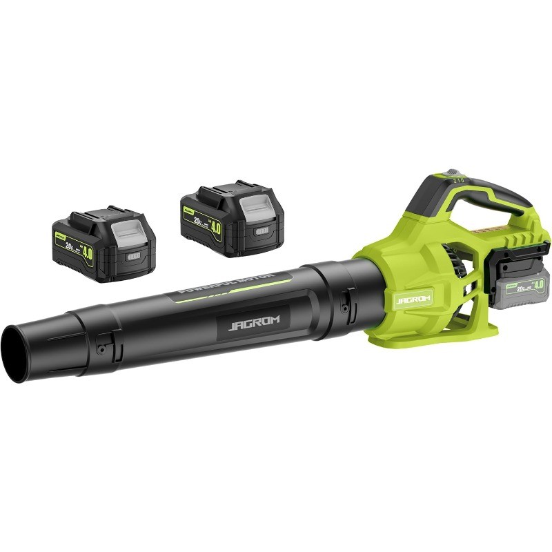 Leaf Blower Cordless with 2 x 4.0Ah Battery and Charger, 780CFM 260MPH Electric 