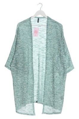 H&M DIVIDED Strick Cardigan Damen Strickbekleidung Gr. DE 38 türkis Casual-Look