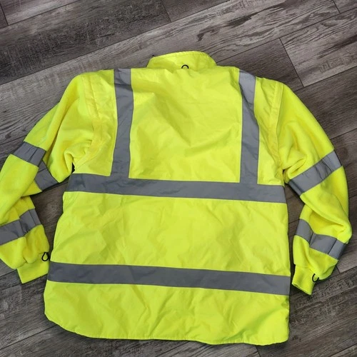 Portwest S427 Hi-Vis Breathable 7-in-1 Traffic Jacket / Vest Waterproof XL image 5
