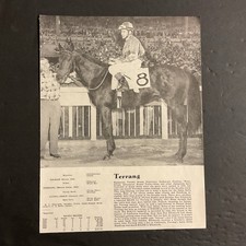 TERRANG  photo Horse Racing 1956 SANTA ANITA DERBY 1959 SANTA ANITA HANDICAP