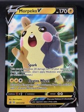 Morpeko V SWSH056 - Ultra Rare Holo - Sword & Shield Promo Pokemon Card NM