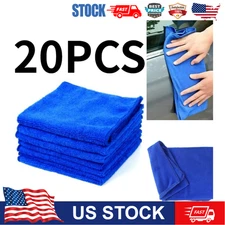 20X Microfiber Cleaning Cloth No-Scratch Rag Car Polishing Detailing Towel US