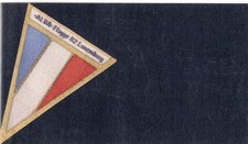 Alva Germany Pennant type Silk Flag 1930s. Luxemburg