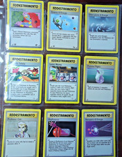 9 Carte Pokemon Addestramento GasStupidifero DoppiaFolata LatteMumu ProfessorOak
