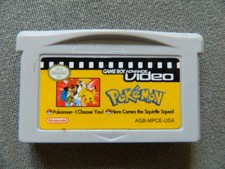Vintage Game Boy Advance GBA Video Pokemon I Choose You AGB-MPCE-USA