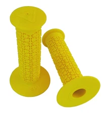 AME old school BMX bicycle grips - ROUNDS - YELLOW