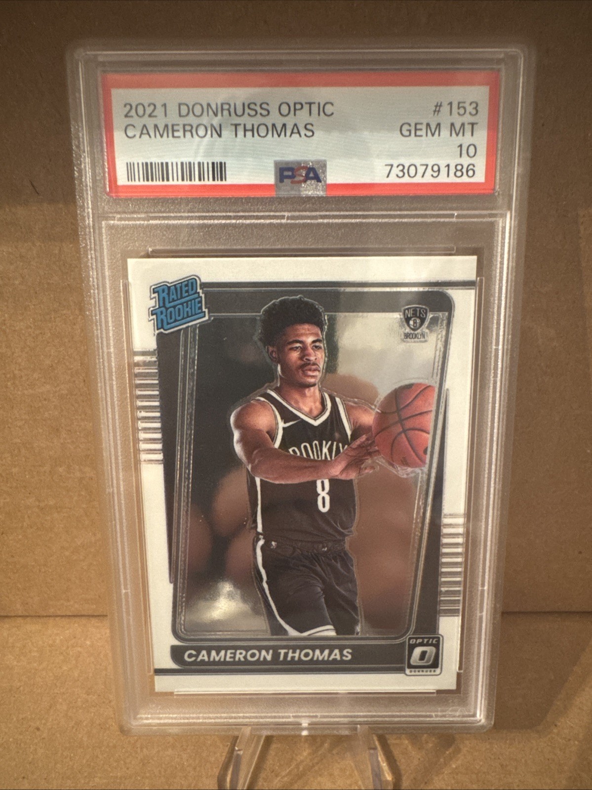 2021-22 Panini Donruss Optic - Rated Rookie Cameron Thomas #153 (RC)