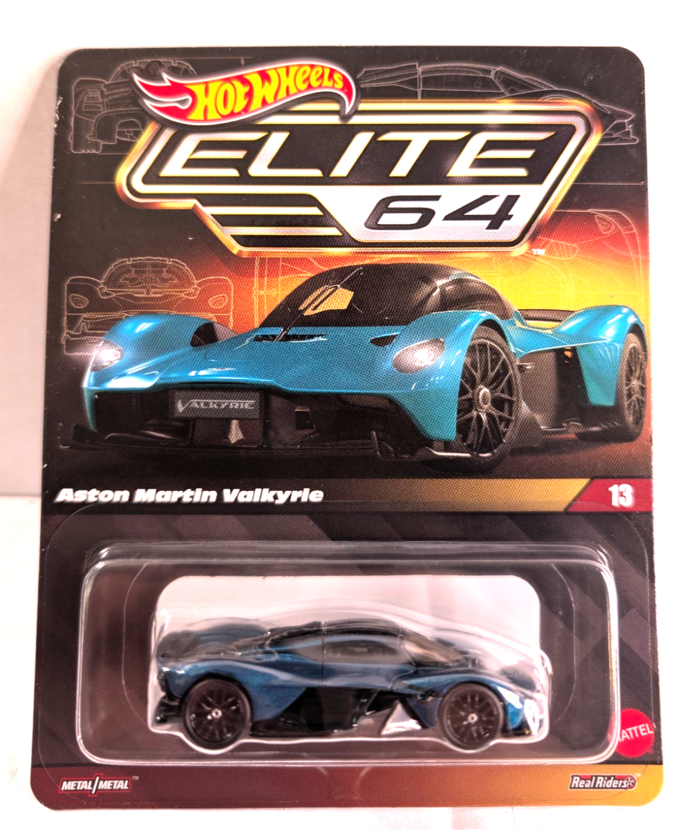 2025 Hot Wheels Elite 64 Aston Martin Valkyrie HWR91 Real Riders