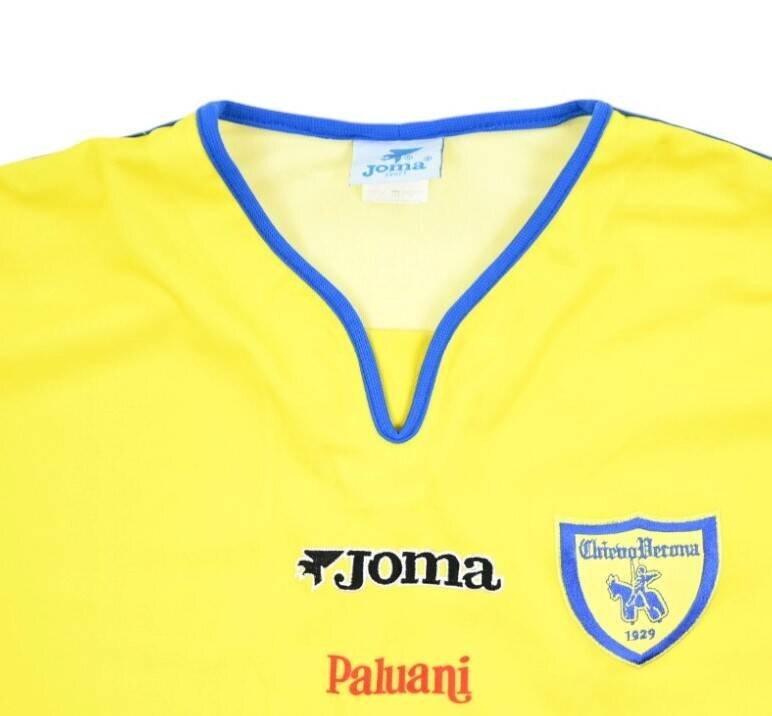 Maillot Chievo Vérone Third 2001/2002 – Taille XL, Homme, Bleu, Joma, état Correct