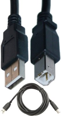 Lot300 10ft USB2.0 A~B AB Printer/Device/Scanner Cable/Cord/Wire PC/MAC {BLACK