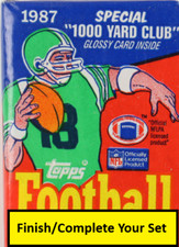 1987 Topps Football Finish/Complete Your Set 201-396