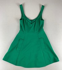 NASTY GIRL DRESS MADE IN USA GREEN WOMENS SMALL A-LINE