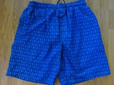 Men's NAT NAST Swim Shorts Trunks Bathing Suit Hawaiian Seahorse Print Sz L